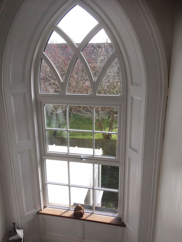 Ventana Fija de Cristal Arqueada de Aluminio con Privacidad y Protección UV