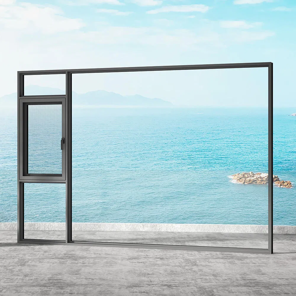 Sistema de Ventanas de Aluminio con Vidrio Templado de Estética Mejorada