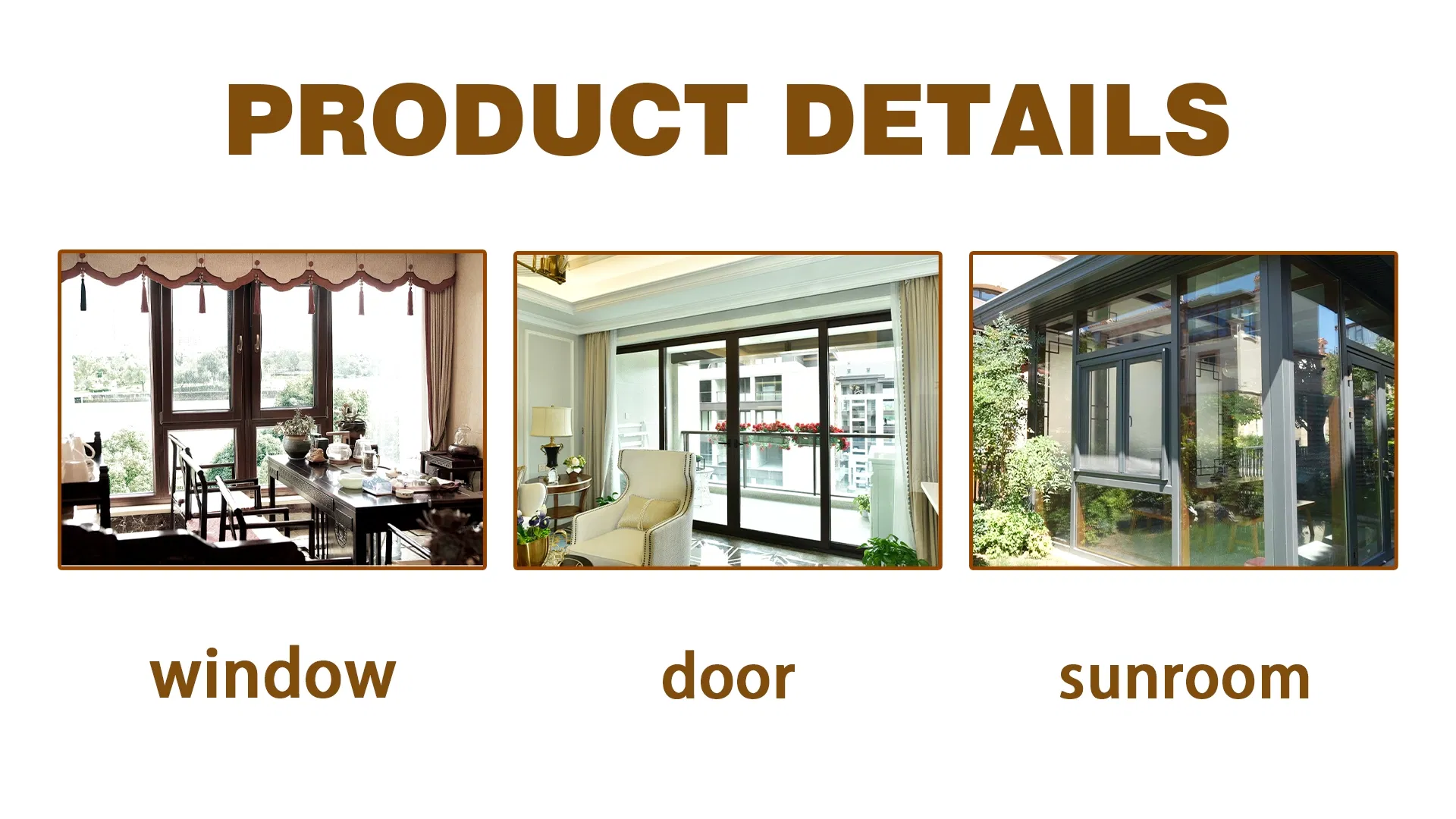 Ventana oscilante de aluminio negro con doble acristalamiento