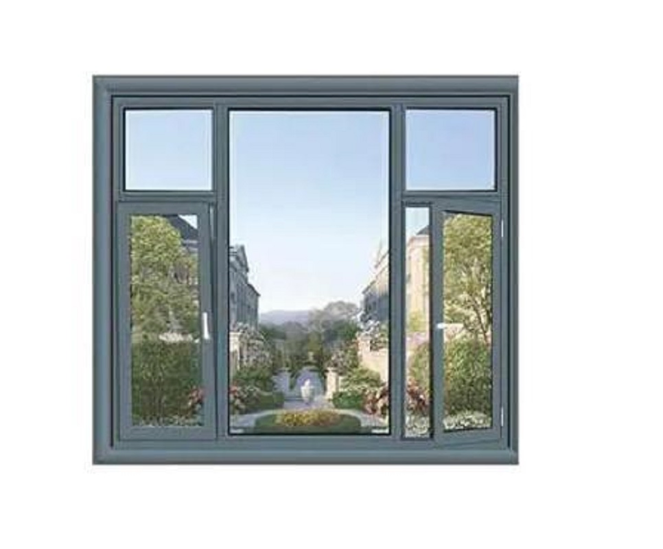 Ventana de casement de aluminio de alta calidad de la marca líder en China, ventana de hoja doble o simple