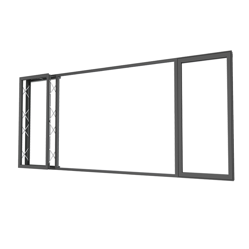 Sistema de Control Remoto Inteligente de Ventanas de Empuje de Aluminio Avanzado y Ventana Arquitectónica Moderna