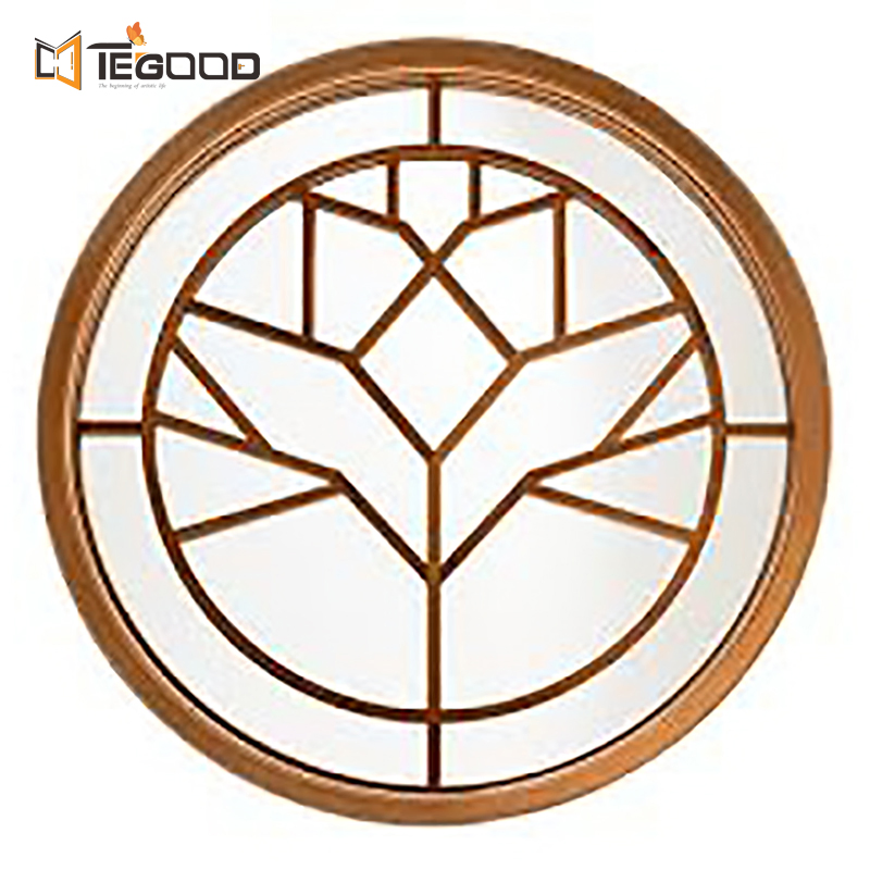 Ventana decorativa fija grande de aluminio con marco delgado a prueba de impacto de huracanes