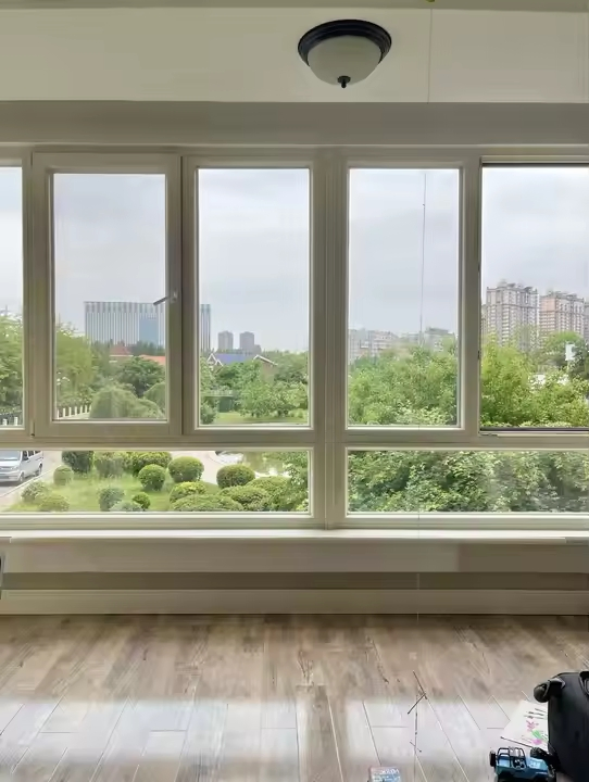 Ventana de Casement de Aluminio de Marca Superior de Doble Hoja 10 Garantía de Año Hecha en China