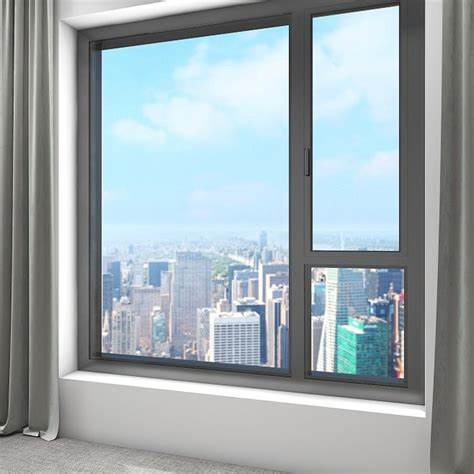 Marca Líder de China Ventana de Cristal de Aluminio de Hoja Doble o Simple de Alta Calidad