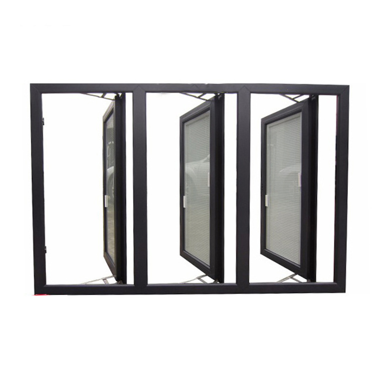 Perfil de aluminio Pengdong barato para ventanas de guillotina, último diseño de ventana de guillotina de aluminio, ventanas de guillotina negras de alta calidad