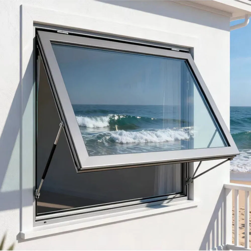 Ala de ventilación proyectada de aleación resistente con exterior de aluminio para ventana
