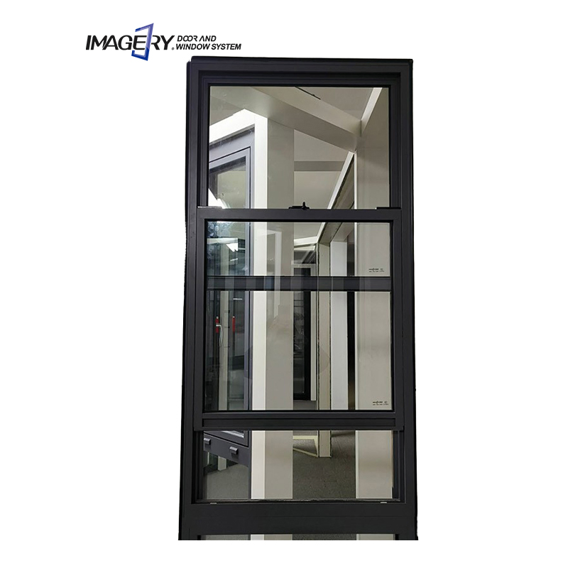 Precio de fábrica directamente perfil de aluminio ventana de un solo panel ventanas de marco de aluminio