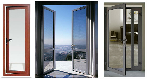 Marca líder de China, ventana de aluminio de alta calidad con hoja abatible / doble o simple