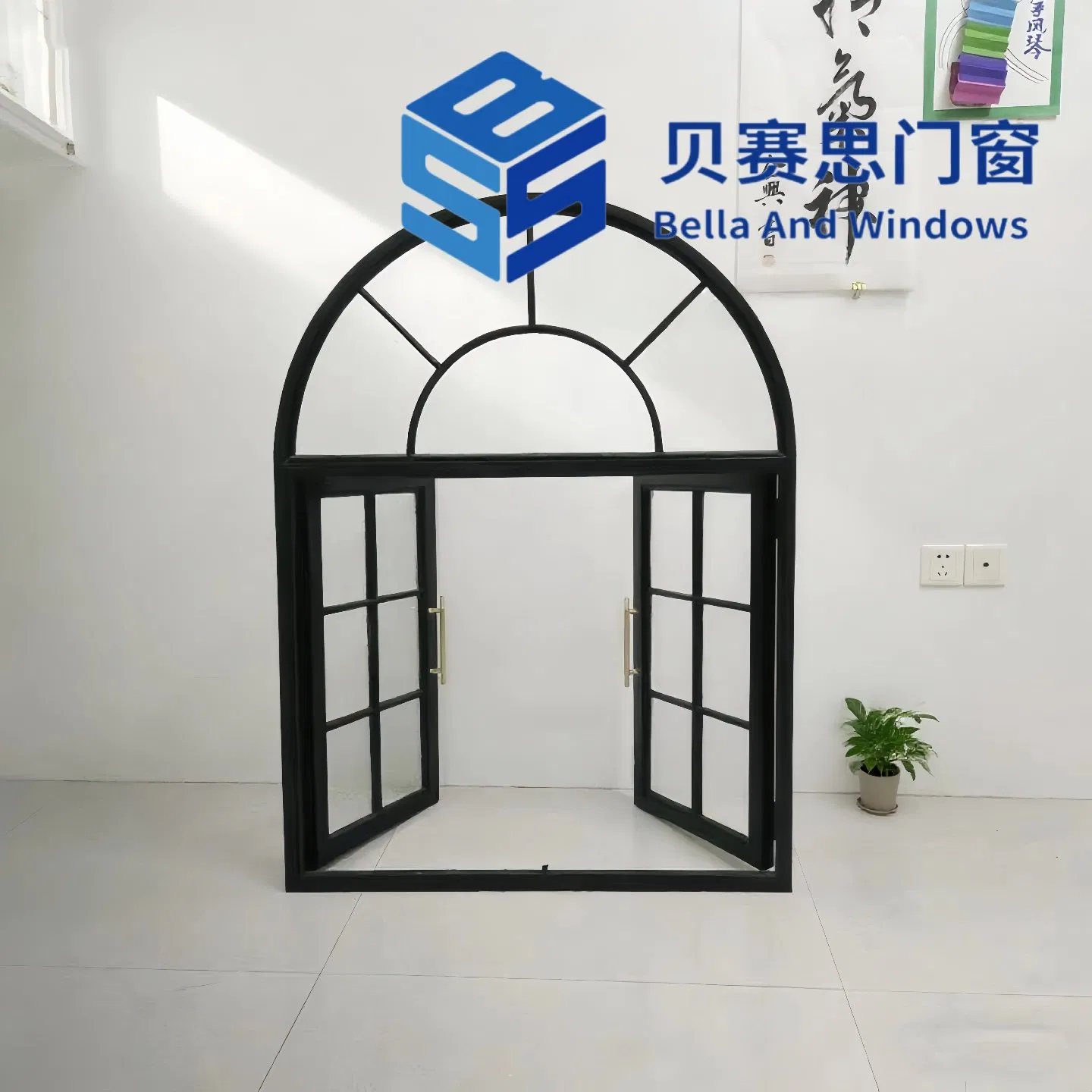 20+ Años Proveedor Chino Aleación de Aluminio Aislamiento Alta Resistencia Ventana Con Forma Ventana Arqueada con Garantía de Por Vida
