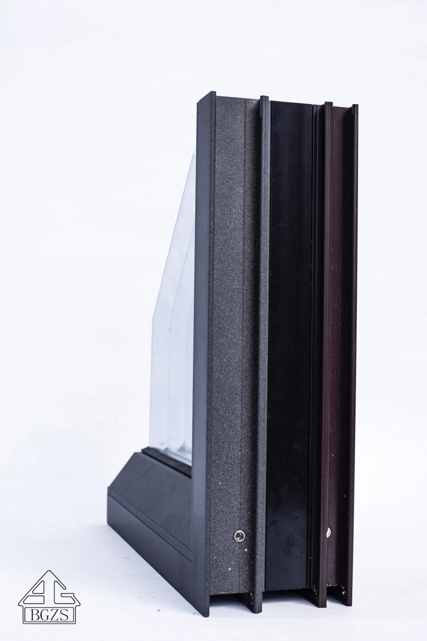 Ventana de Casement de Aluminio de Alta Calidad Bgzs, Ventana de Doble o Sola Hoja para Escuela, Hogar, Hotel