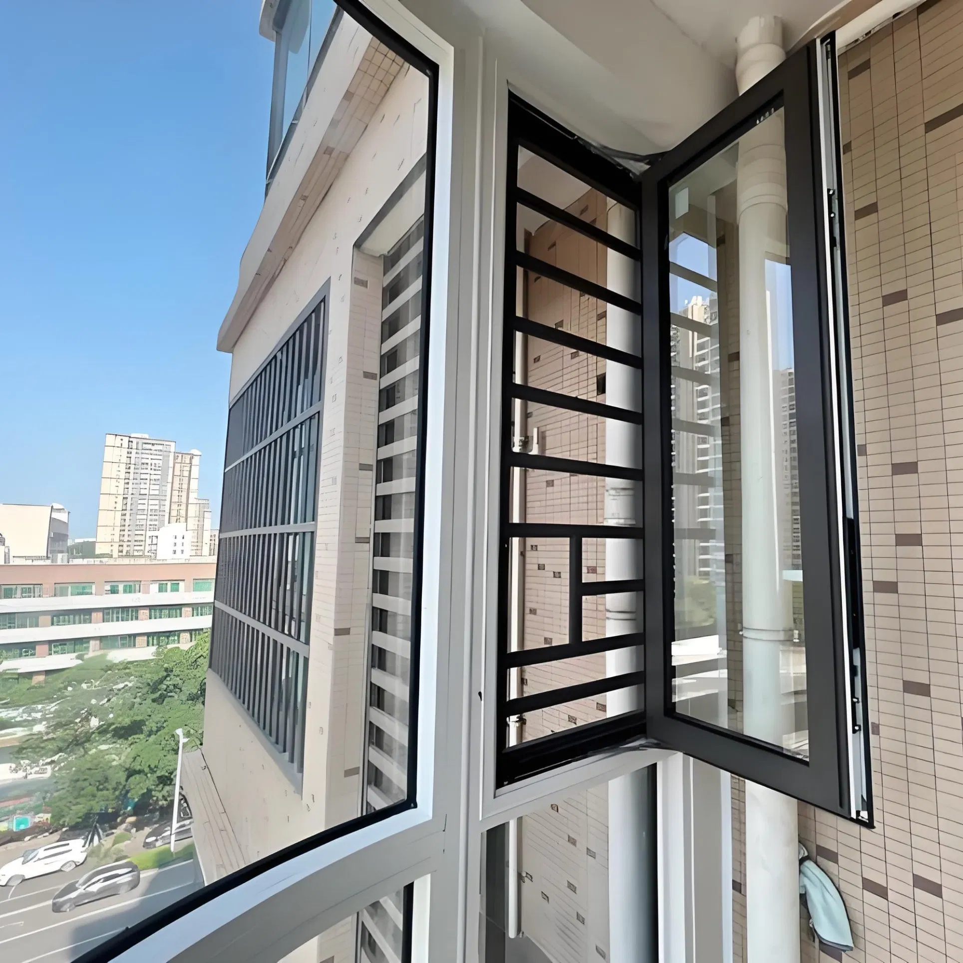Ventana de casement de puente roto duradero para una mejor aislamiento