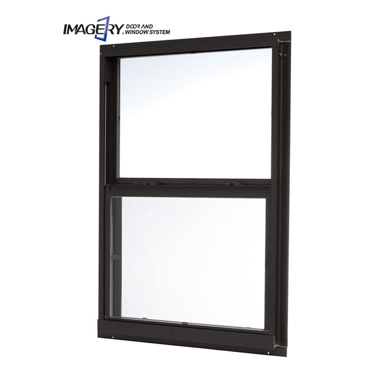 Ventanas de doble acristalamiento de aluminio personalizadas con ventilación superior de un solo marco para baño