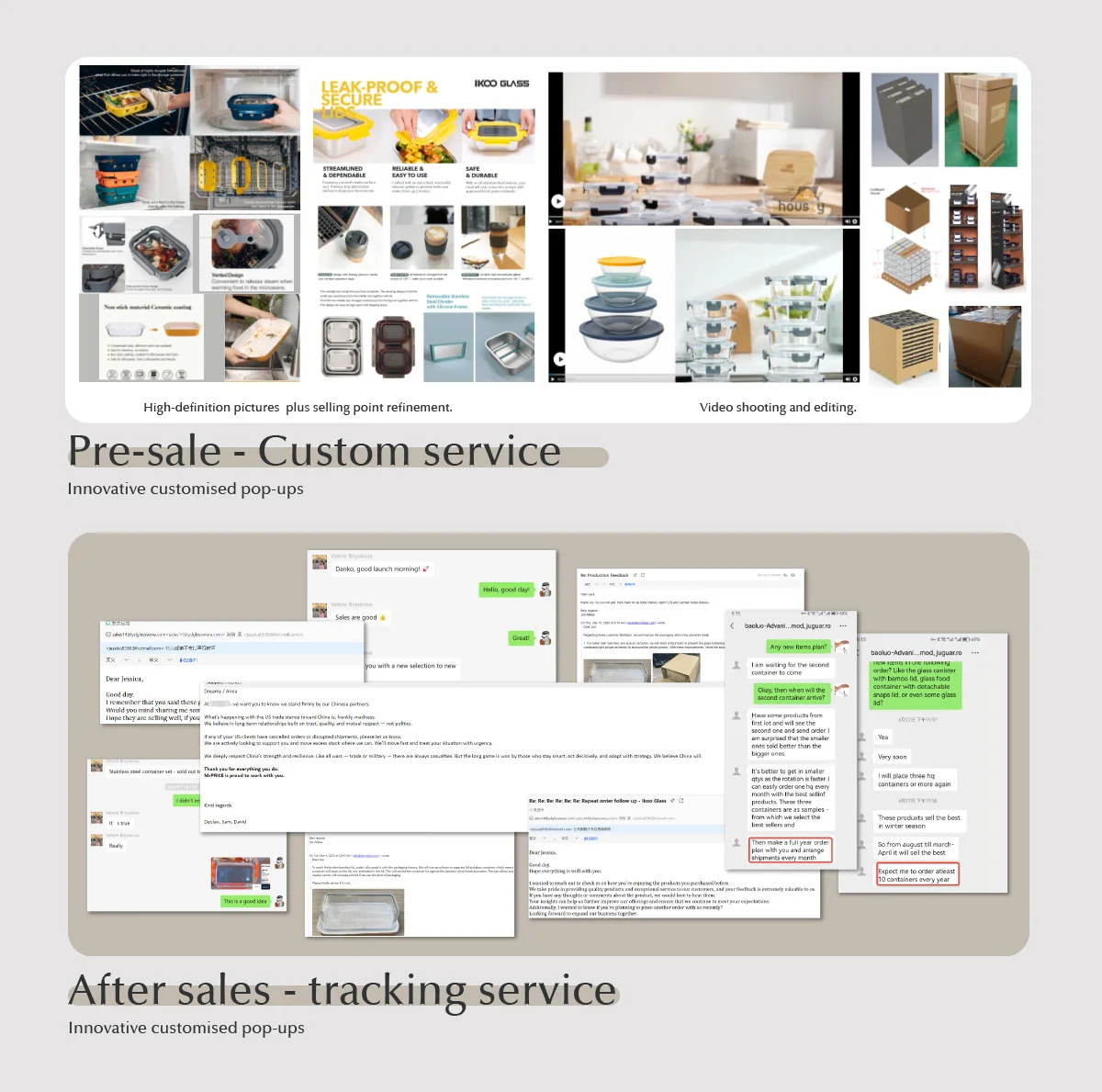 IKOO GLASS global supply chain glass containers