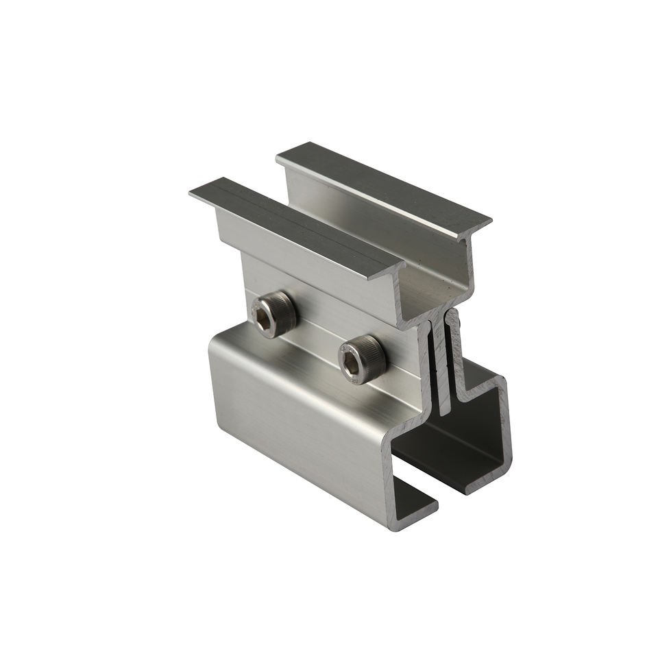 Aluminum Solar Panel Installation Kit for Metal Roofs Rooftop Roof Standing Seam Solar Mounting Structure Clamp