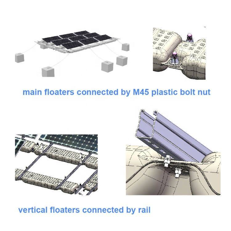 Floating Solar Power Energy System on The Sea Solar Panels for Floating Solar Project