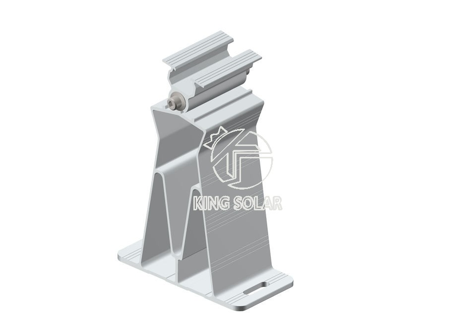 Commercial Solar Panel Ballasted Flat Roof Mounting System