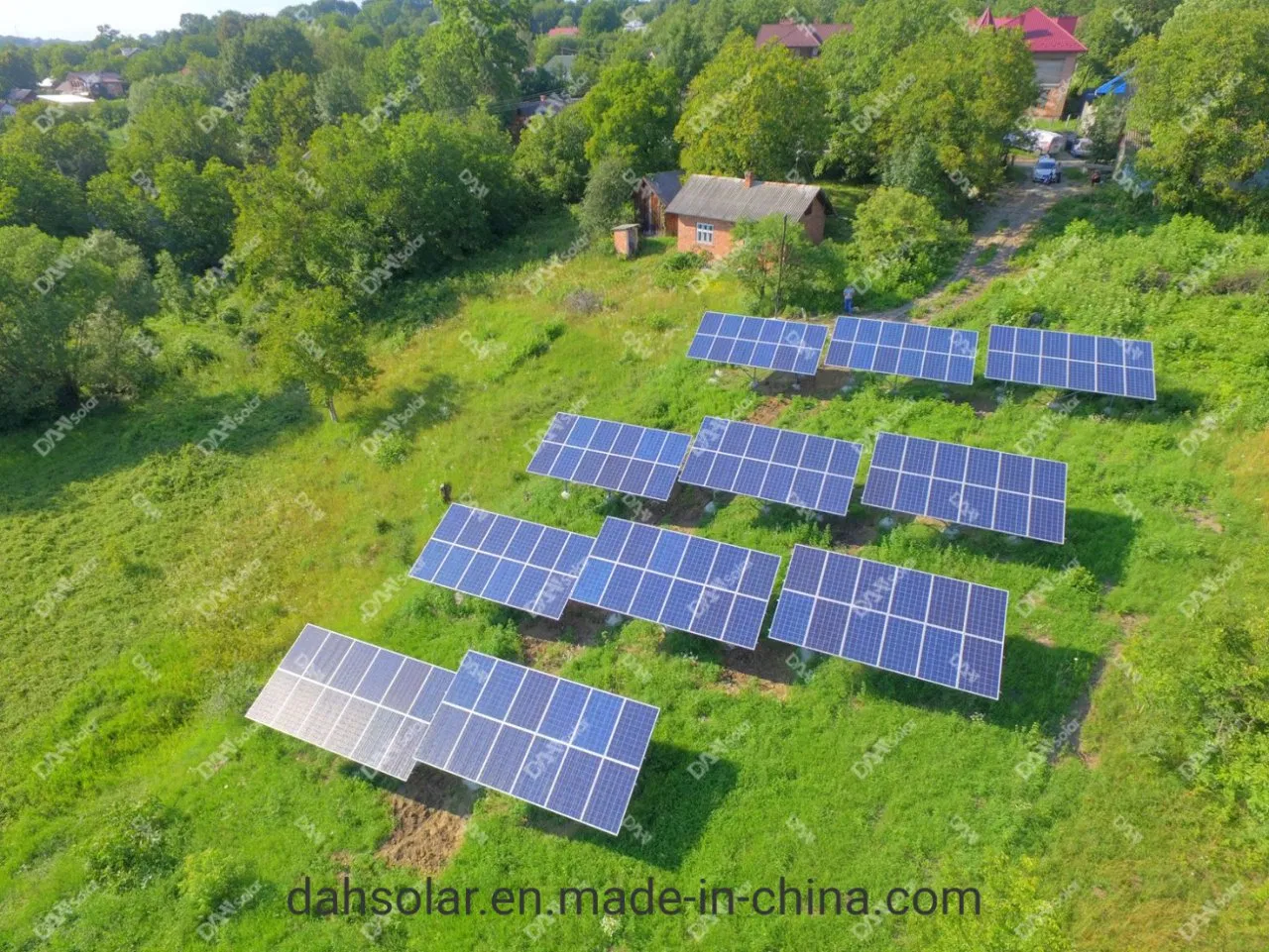 Big Project 1MW 5MW 10MW Single Dual Axis Solar Tracking System