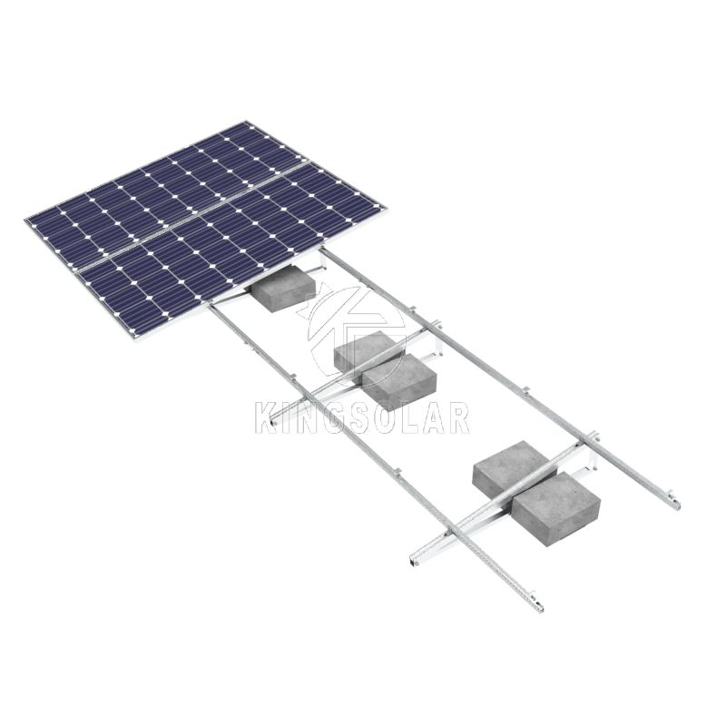 Pre-Assembled Solar Ballasted Flat Roof Mount