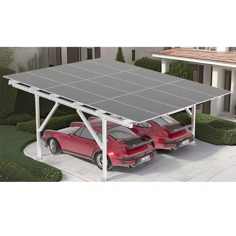 BIPV Carport Solar Mounting System for Car Parking Mounting
