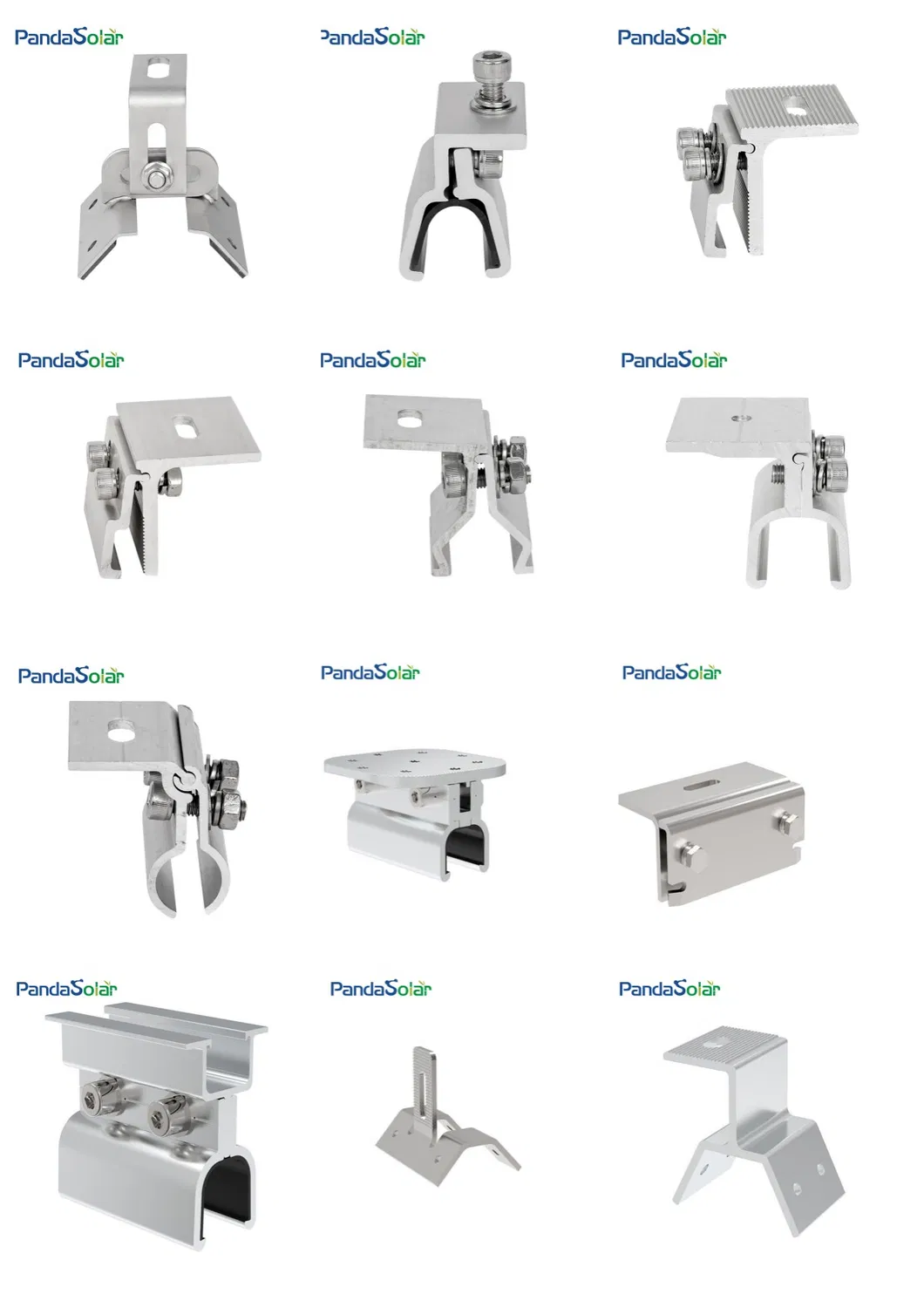 Solar Panel Mounting Standing Seam Metal Roof Clamps