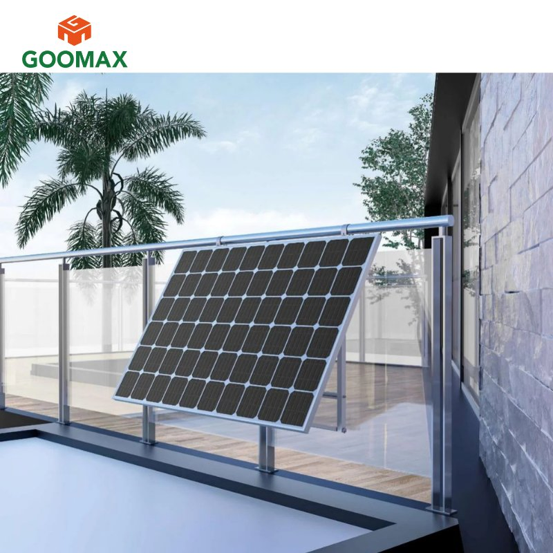 Goomax Adaptable Balcony Solar Panel Mounts Balcony Bracket Design Any Setup