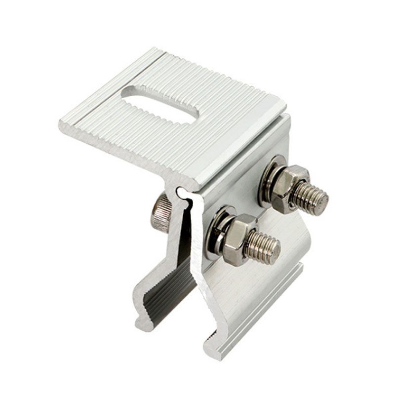 Solar Panel Metal Roof Mounting System Aluminum Standing Seam Roof Clamp