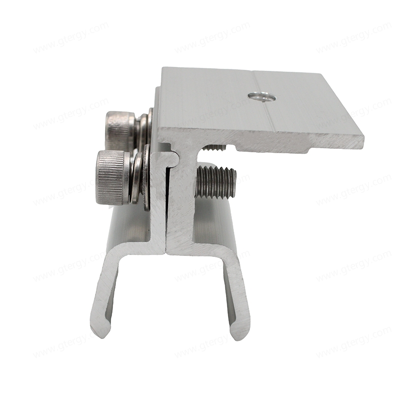 Solar Panel Mounting Structure Aluminum Solar Roof Standing Seam Clamp