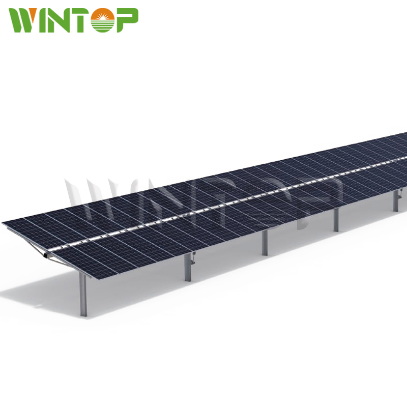 Single Axis and Dual Axis Solar Panel Bracket Independent Tracking System