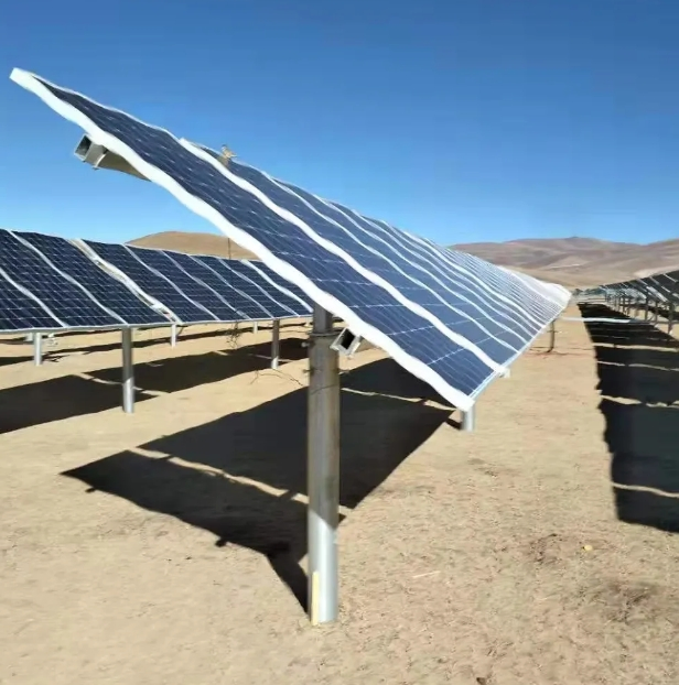 Solar Tracking System with Linear Actuator Tracking Solar Brackets Dual Axis