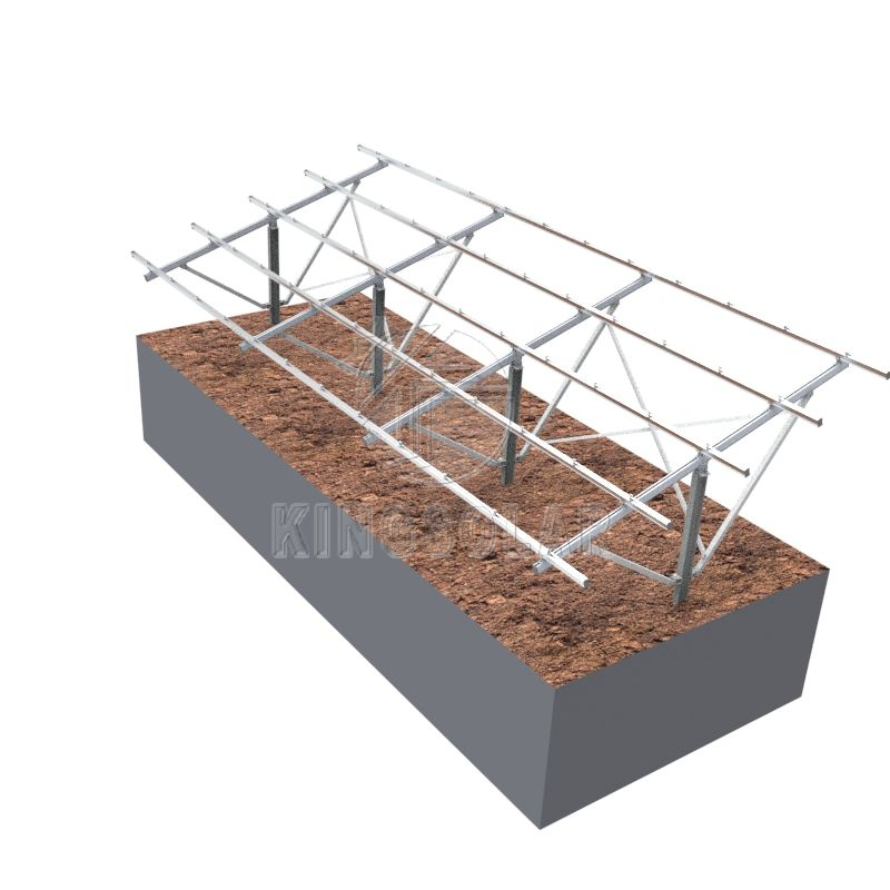 Solar Panel Pole Mount Ground Mount Solar PV Ground Mounting Stand Structure