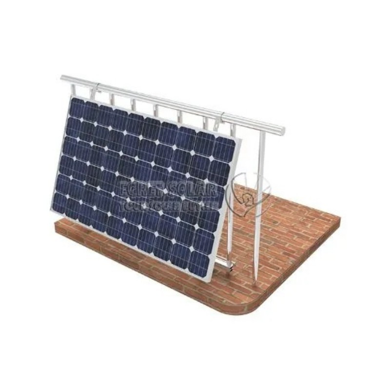 Tilt Angle Adjustable Solar Balcony Brackets PV Panel Racking System