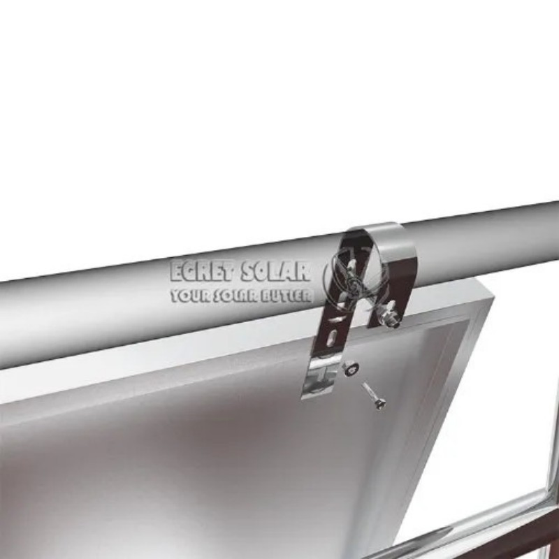 Tilt Angle Adjustable Solar Balcony Brackets PV Panel Racking System