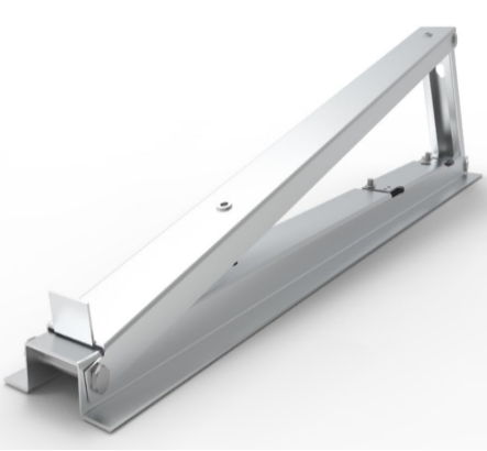 Solar Racking Triangle Flat Roof Ballasted Flat Concrete Roof Ground Mount Panel Kit Fixed Triangle Solar Mounting Frame