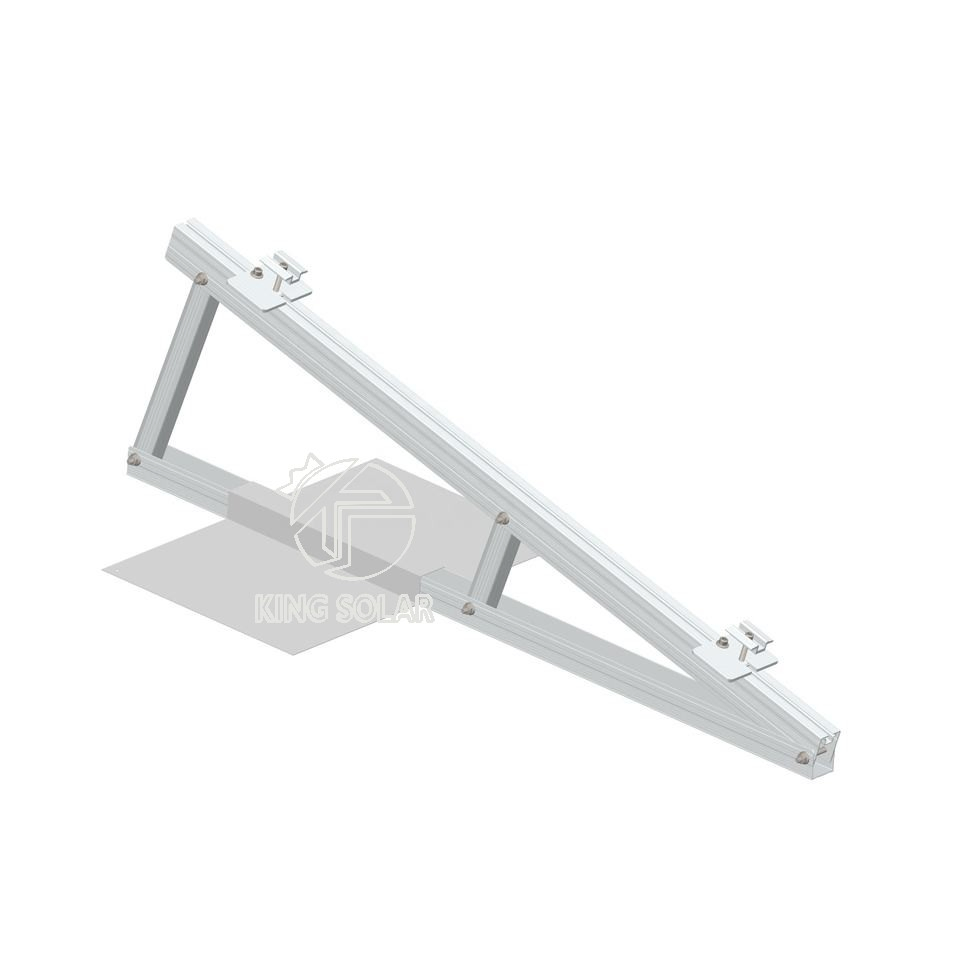 Non-Penetrating Ballasted Solar Flat Roof Mounting System