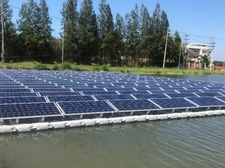 Floating Solar System for Lake Ocean Sun Energy Floating Pontoon House Lake Float