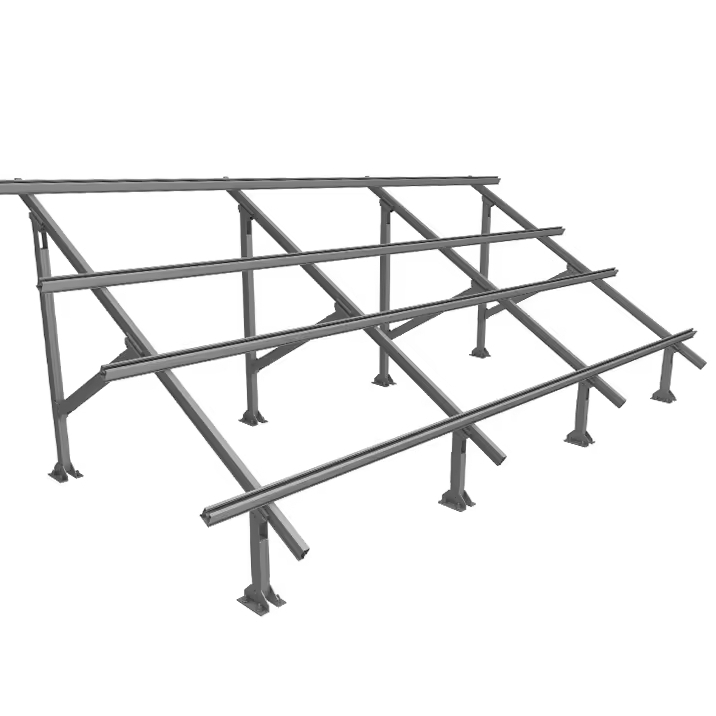 Solar PV Ground Mount Pole Mounting Stand Structure Ground