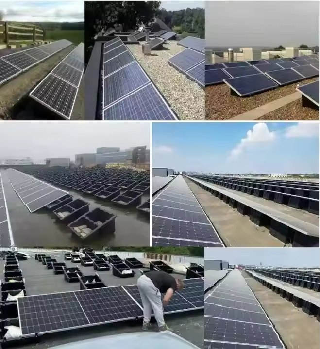 Wholesale Solar Ballasted Mounting Tray Bucket for Flat Roof or Ground Mounting System