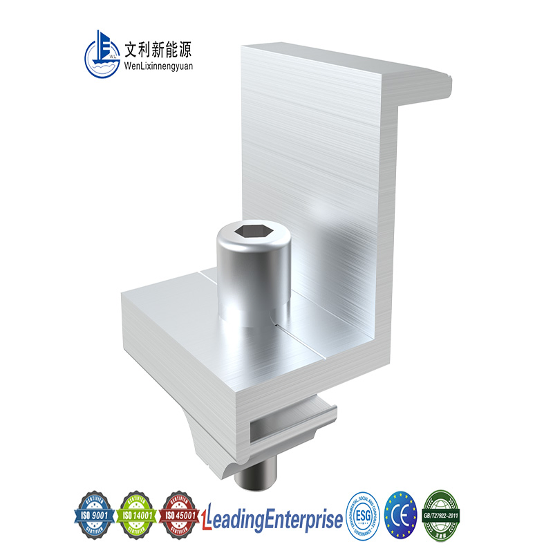 Waterproof Channel System Solar Roof Mounting System BIPV Mounting System Zn-Al-Mg Coated Carbon Steel 25yrs+Service Life