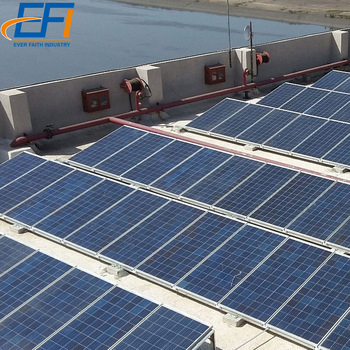 Roof Solar Mounting Apparatus Pole Mount Solar Frame Plat Roof Mounting Structure