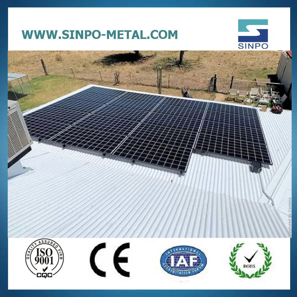 Economical and Weatherproof Photovoltaic Installation Kit for Tin Roof Installations