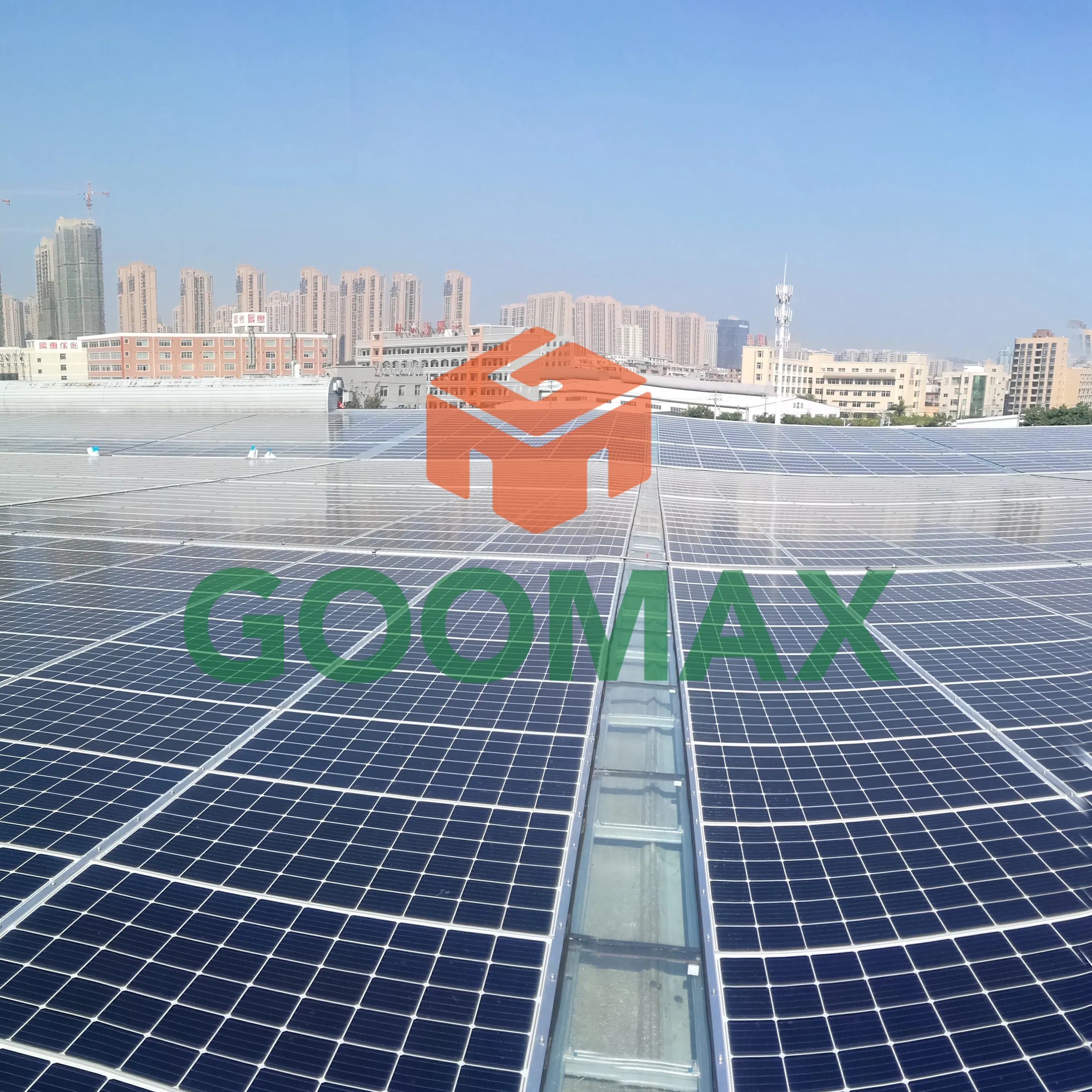 Goomax Durable Solar Metal Roof Racking with Custom Tilt Angles
