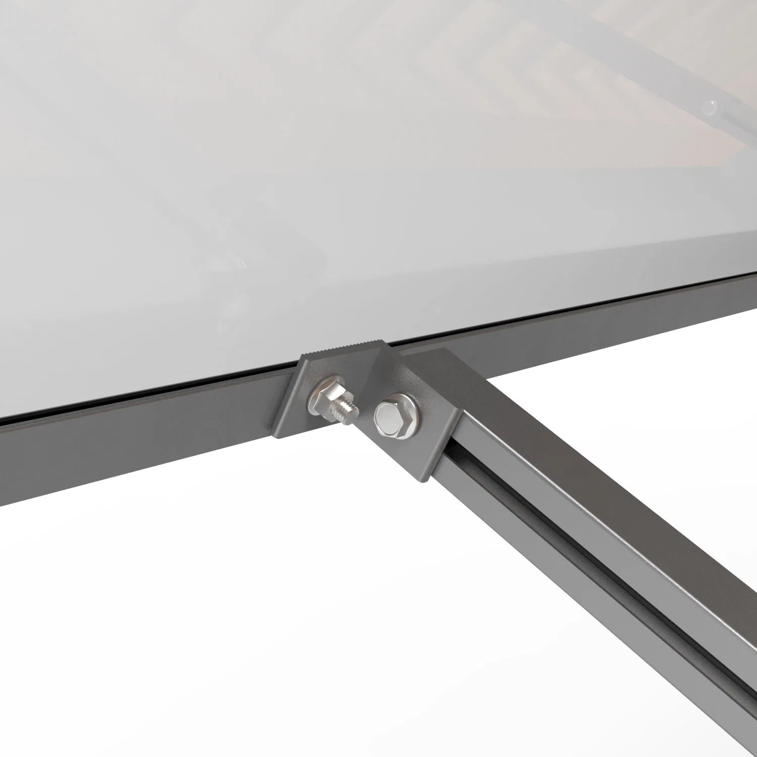 Photovoltaic Panel Bracket Solar Mounting Adjustable Angle Balcony Railing Structure