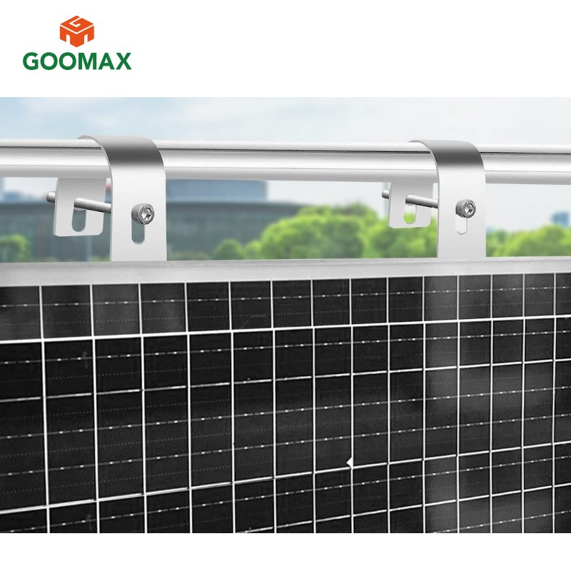 Goomax Balcony Solar Mounting Racking Structure Metal Balcony Brackets Easy Installation