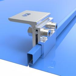 Solar Roofing Mount Accessories Standing Stand Seam Metal Roof Aluminum Mounting Clamps