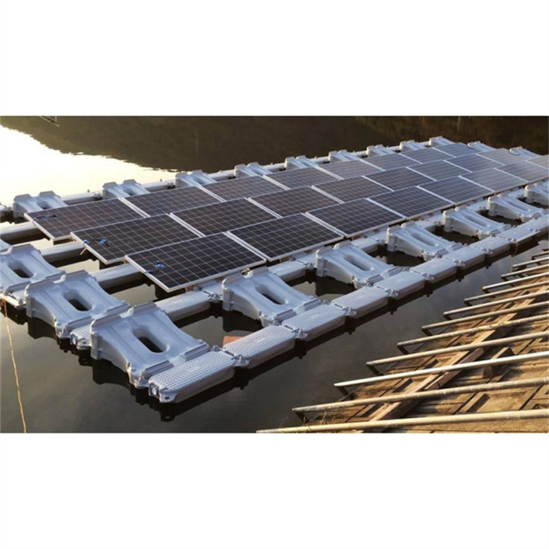 on-Shore Floating Solar Photovoltaic Systems PV Solar Panels on Water Stationary Floating Solar System Solar Mounting System
