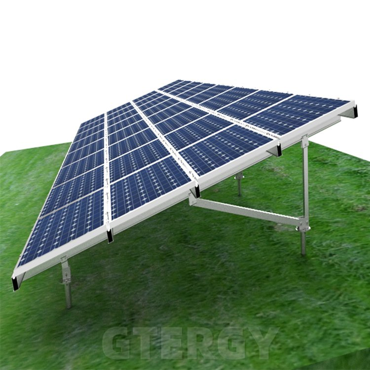 Adjustable Solar Ground Mounting Tilt Structure Rack for Solar Panels Mounting System
