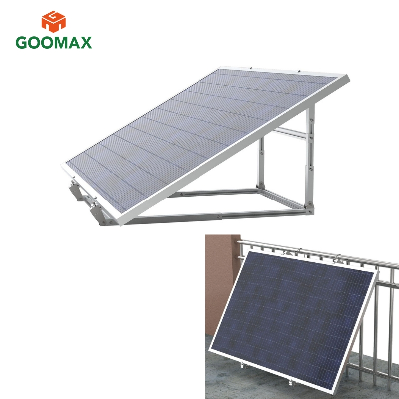 Goomax Heavy-Duty Balcony Solar Hook Solar Panel Condo Balcony Secure Panel Mounting