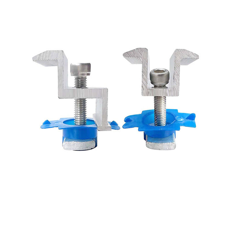Solar Panel Metal Roof Mounting System Aluminum Standing Seam Roof Clamp