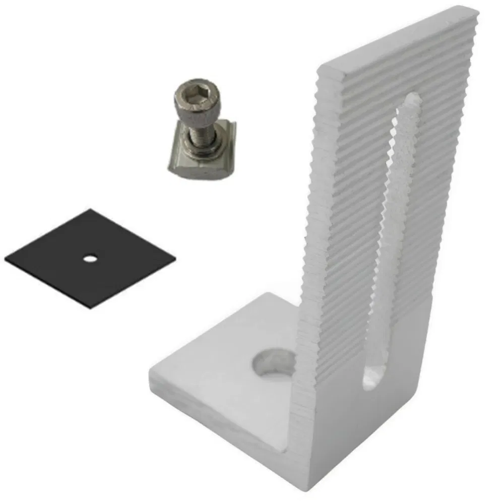 Premium Solar Panel Mounting Kit for Tin Roofs with Aluminum Feet