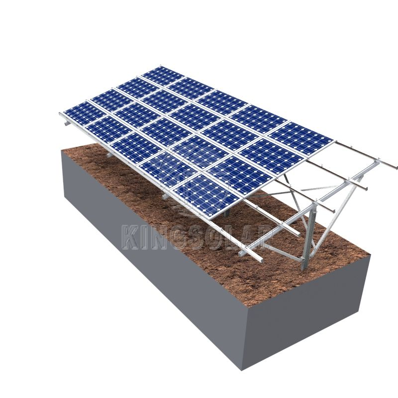 Solar Panel Pole Mount Ground Mount Solar PV Ground Mounting Stand Structure